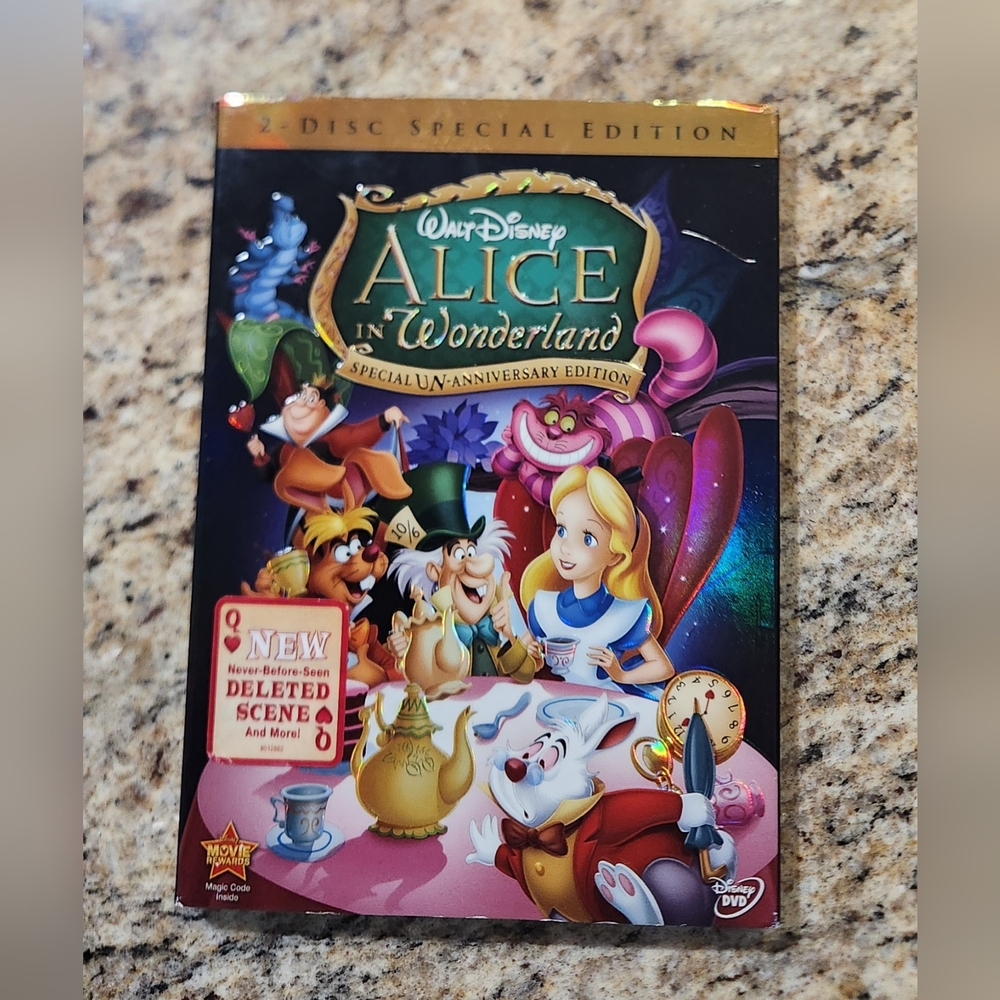 Alice in Wonderland 2 Disc Special Edition DVDs